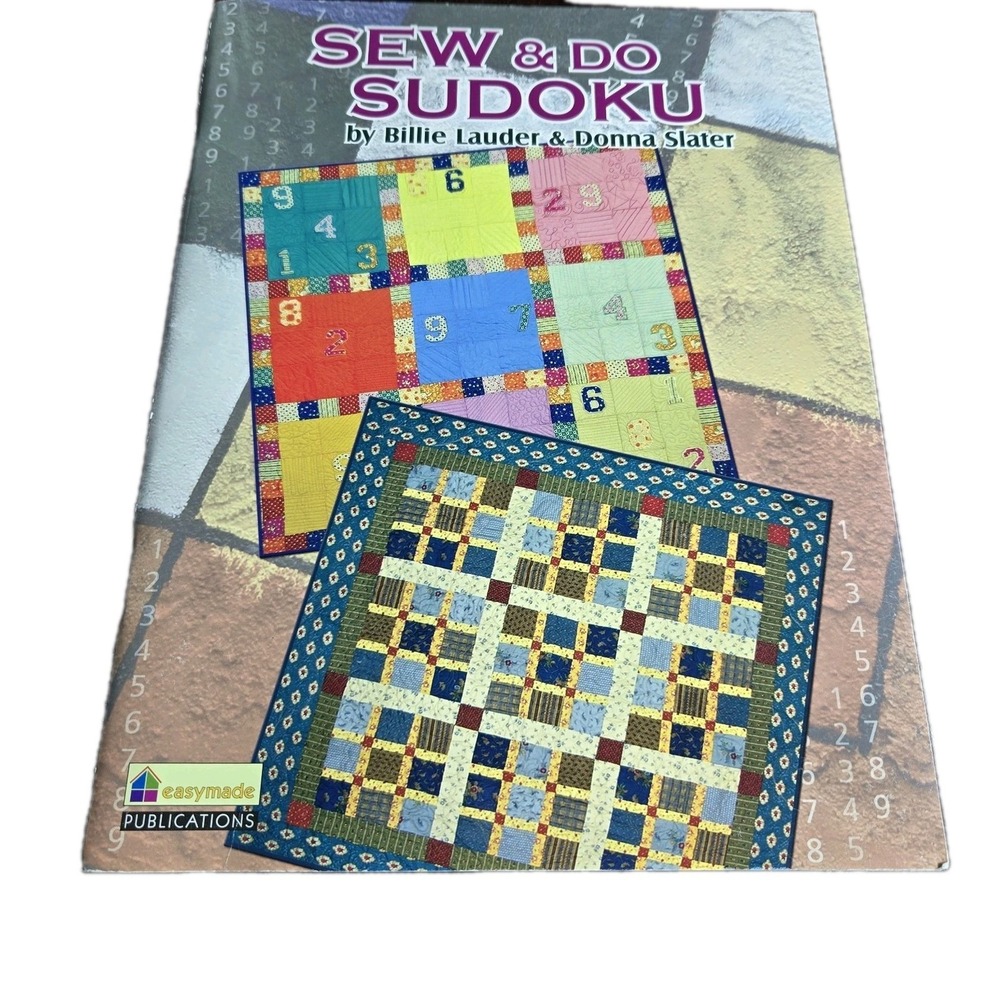 VINTAGE Sew & Do Sudoku‎ Activity Book Magazine Easymade Publications Quilting